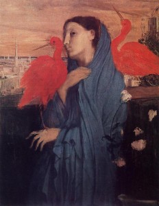 Woman on a terrace, Edgar Degas, 1857