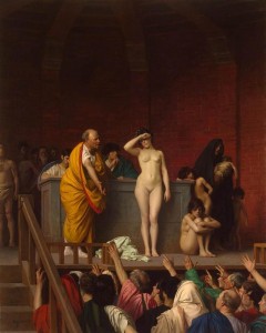 Slave Market in Rome, Jean-Leon Gerome, 1884