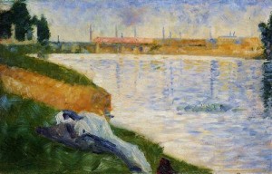 Clothes on the Grass, Georges Seurat, 1883