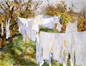 John Singer Sargen, La Biancheria, 1910