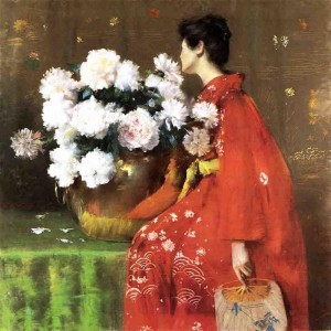 Peonies, William Merritt Chase, 1897
