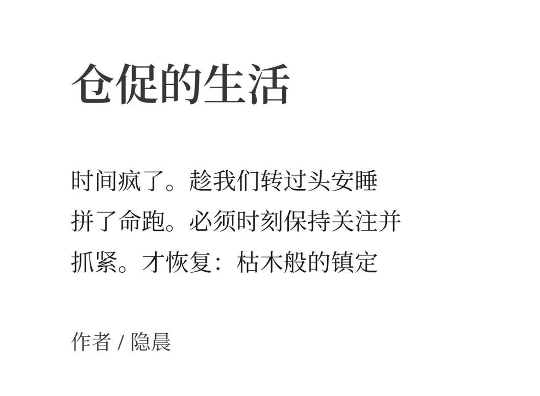命令生活停下脚步，去拥抱那些道路以目的人 12